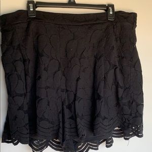 Torrid Black Lace Shorts